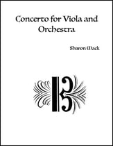 Concerto for Viola and Orchestra Orchestra sheet music cover